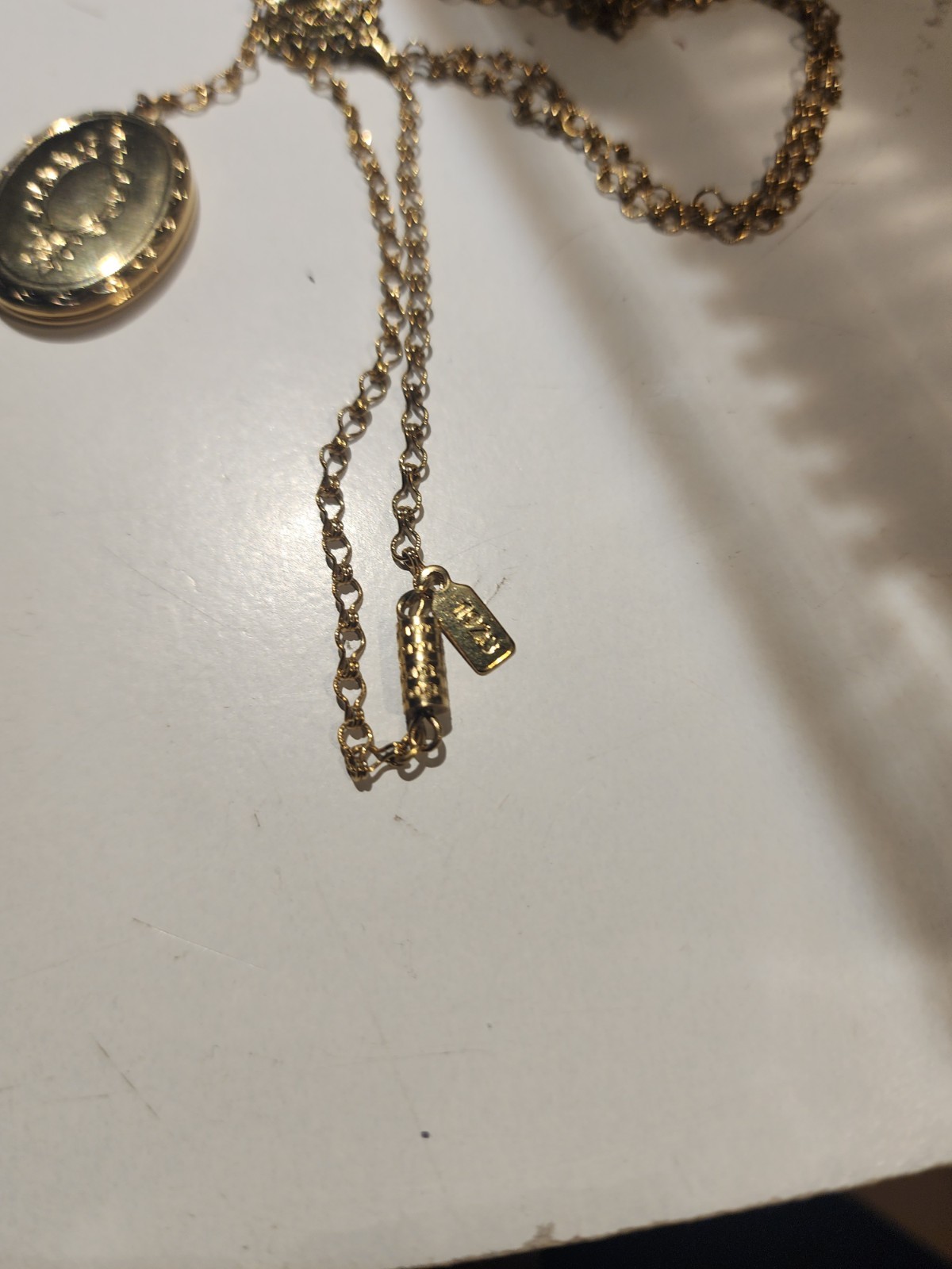 GOLDTONE Lockets Lot Of 2