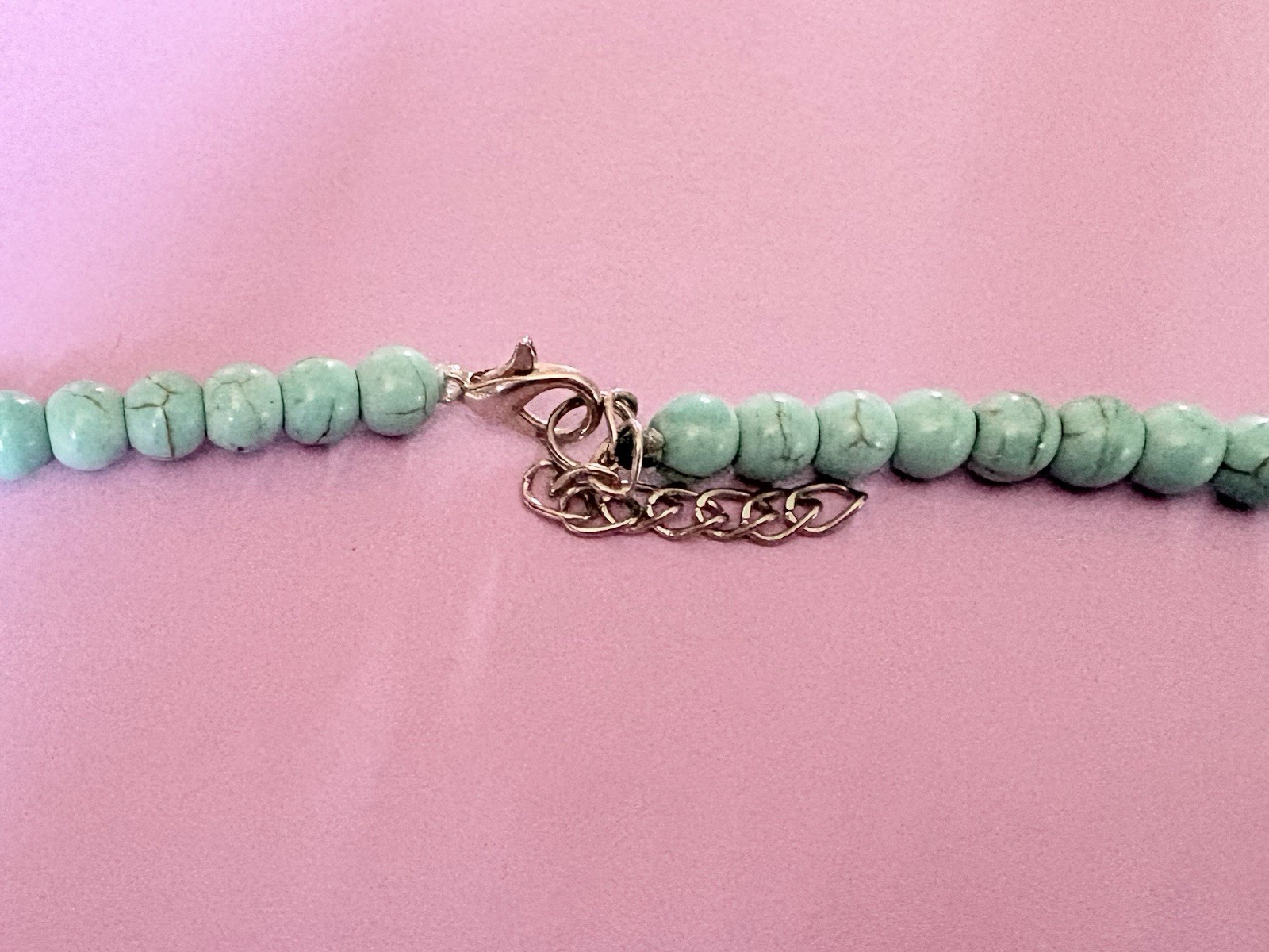 A Graduated Turquoise Colored Spike Bib Statement Neck Necklace