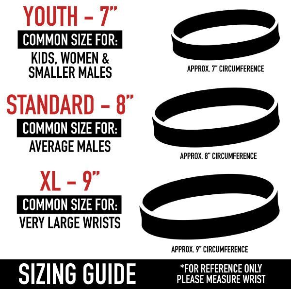 MOTIVATIONAL WRISTBANDS – Wear Your Motivation! 75 Options – 3 Sizes!