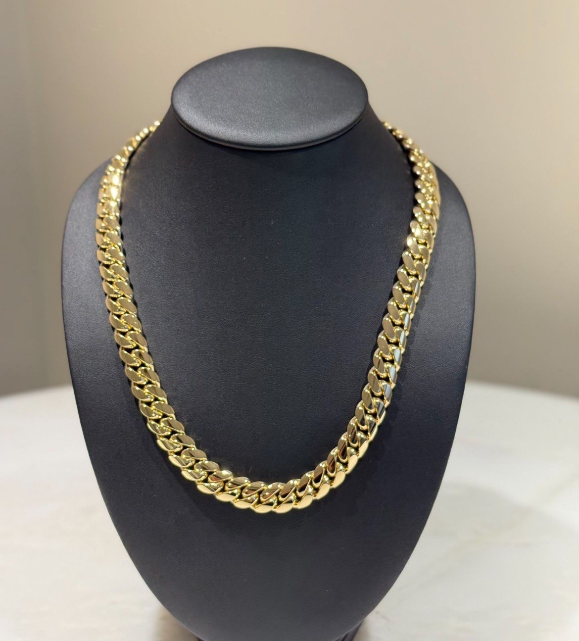 Miami Premium Water Resistant Cuban Link Gold Plated Chain 5x Plated 18k & 14k