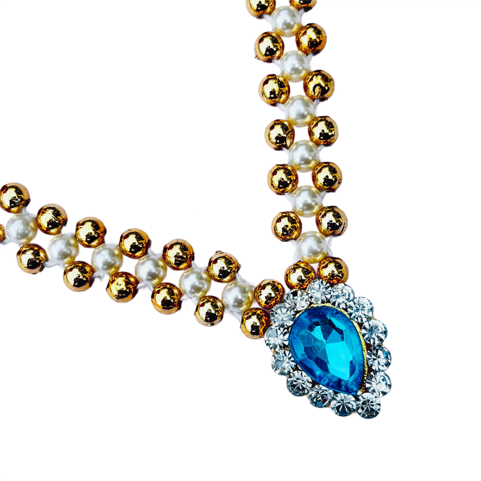 Laddu Gopal Necklace Gold Plated Kanha Jewelry Bal Gopal Mala for Krishna Idol