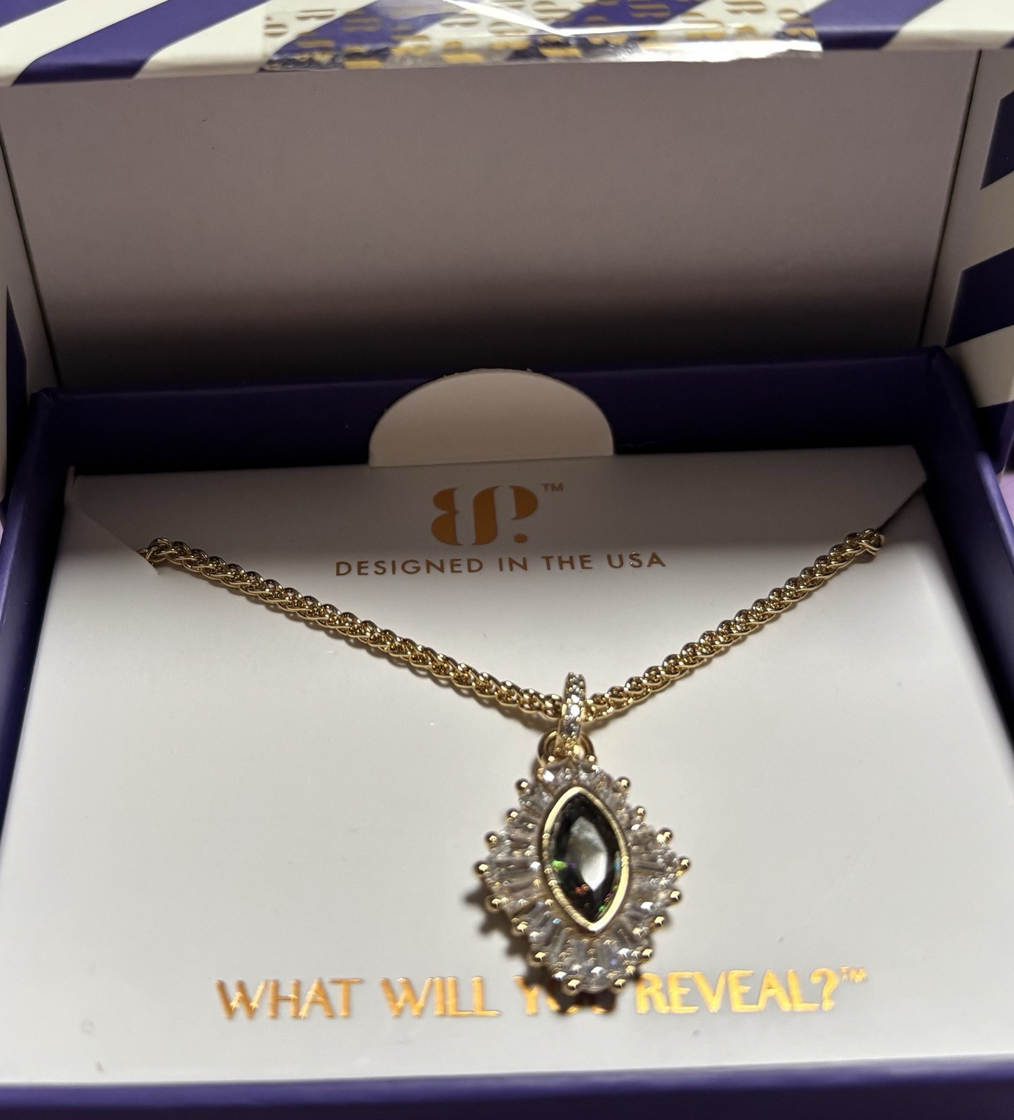 BP Bomb Party June 2026 Birthday Alexandrite Necklace Mirrored Beauty NK33456