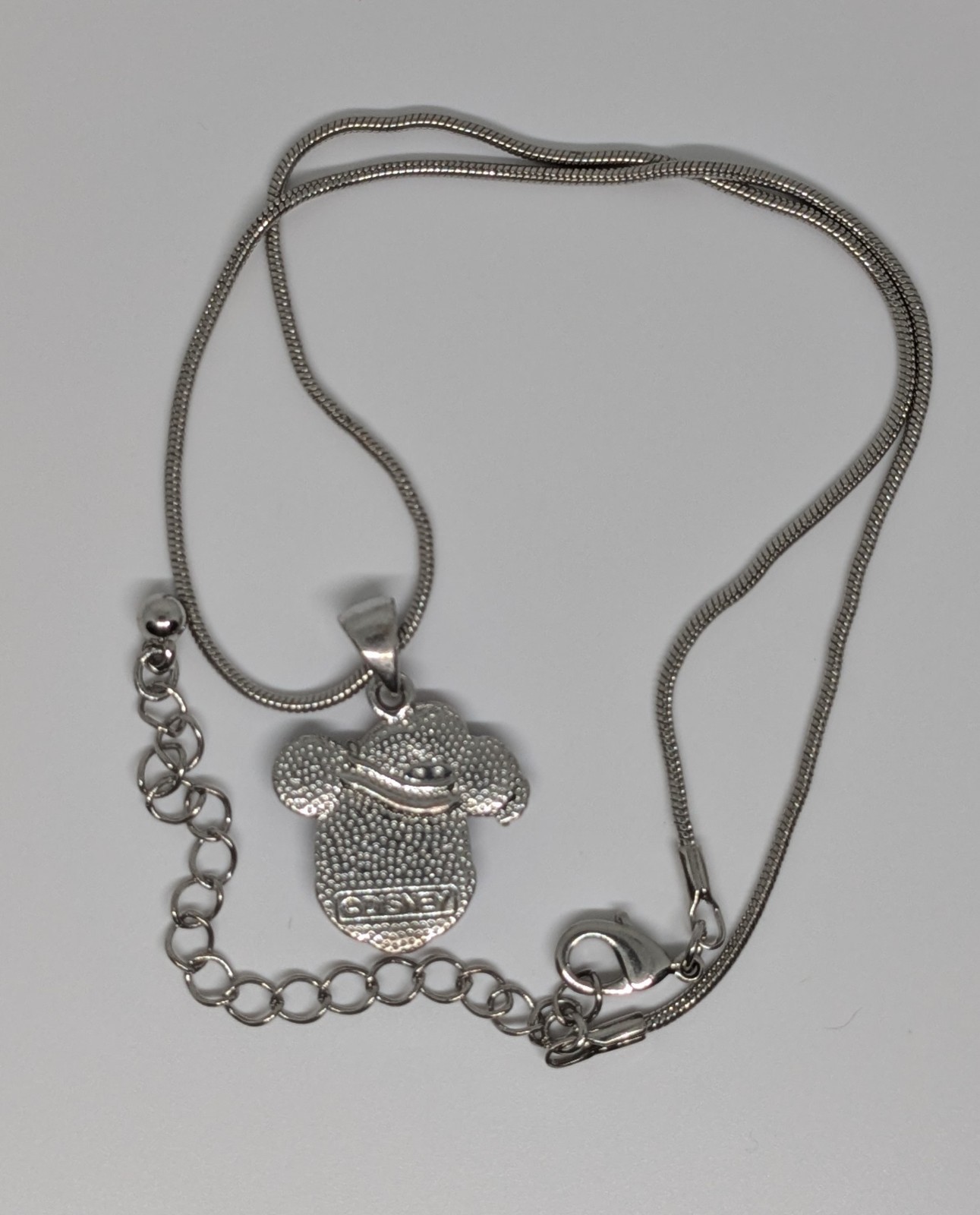 Mickey Mouse Santa Hat Avon 2003 Enamel Rhinestone Necklace
