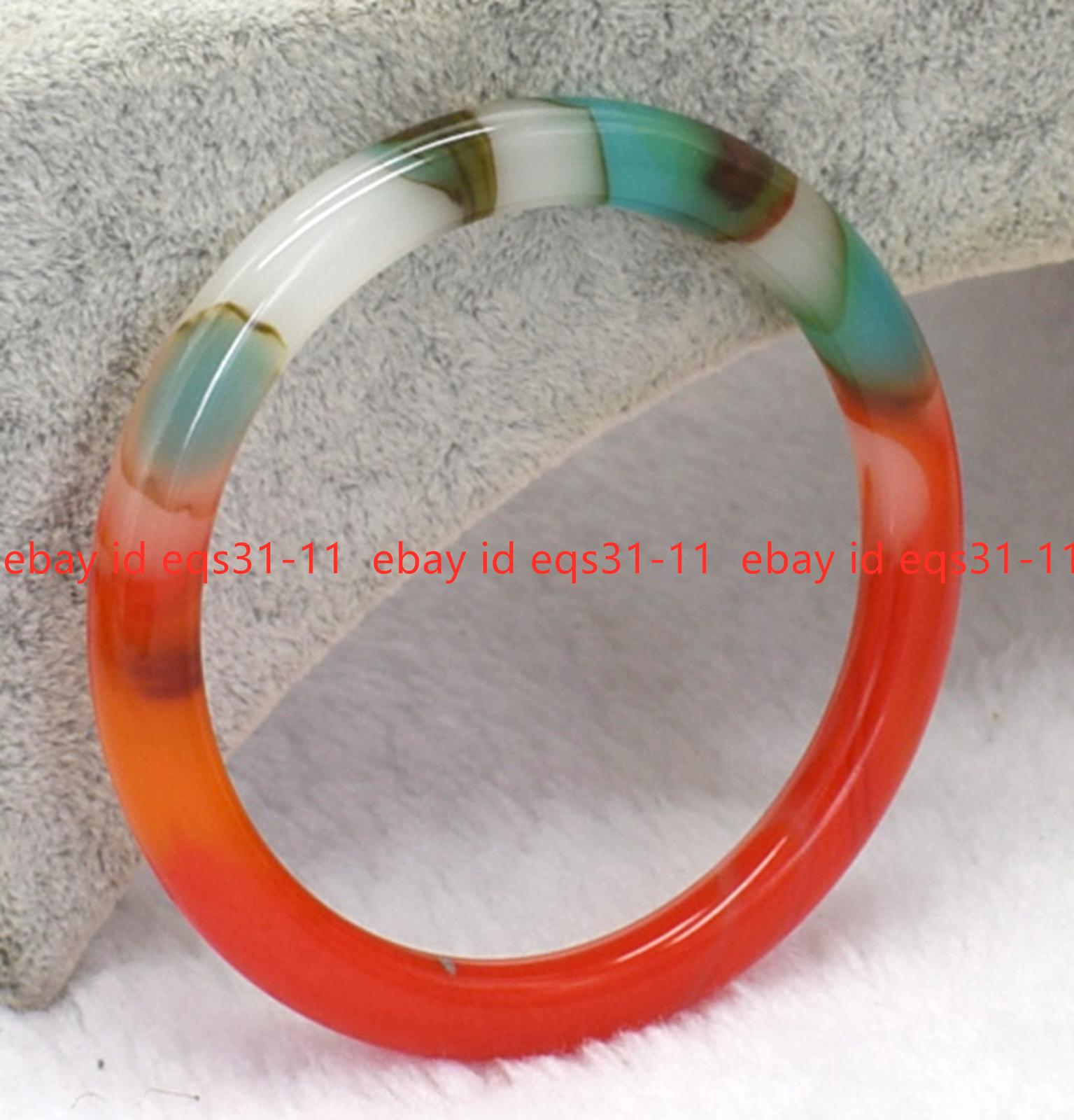 Natural Multicolor Jade Jadeite Gemstone Bangle Bracelet 56-62 mm Women Jewelry