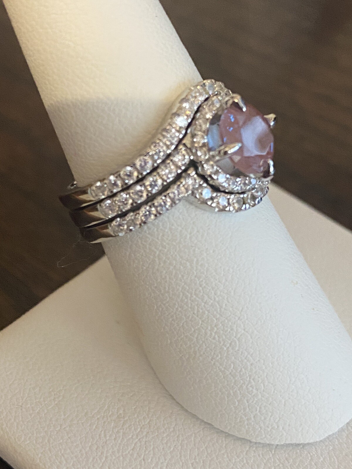 All Around Boutique AAB ring Size 8 Triple Band Dark Dream .925