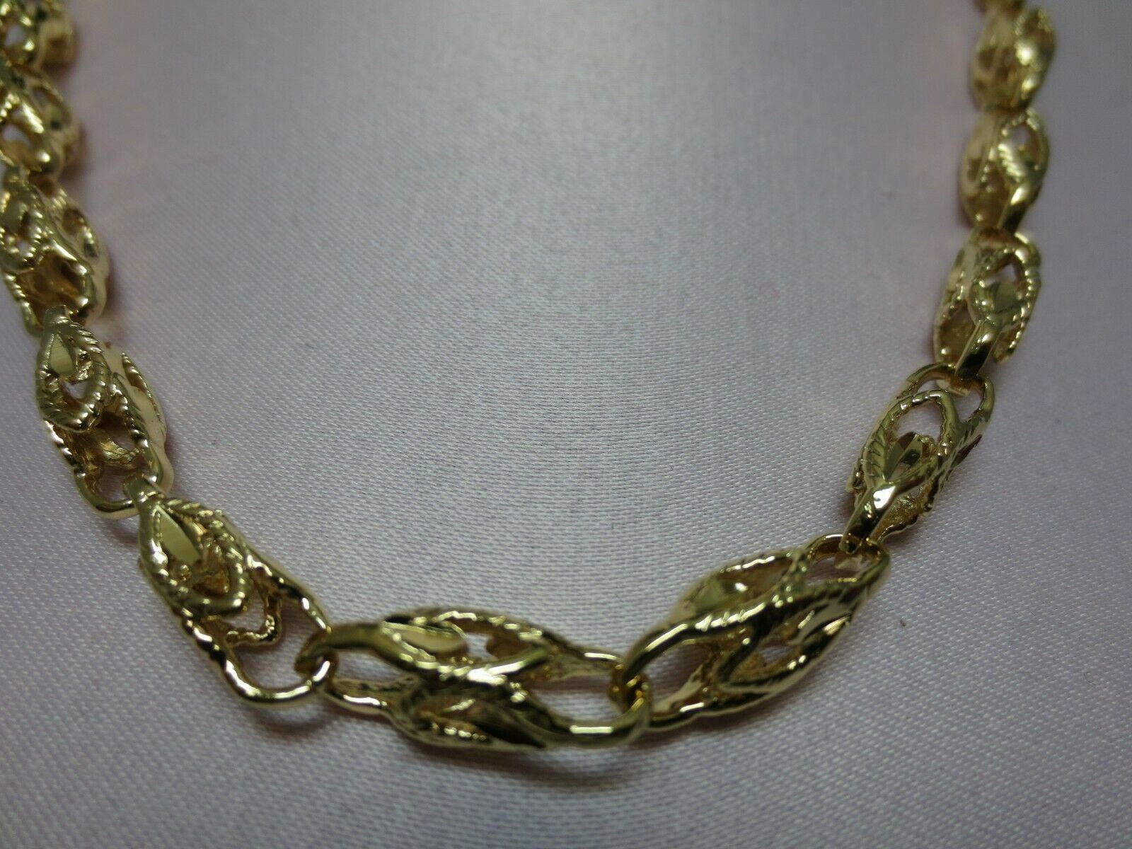14 KT GOLD EP 36 INCH CAST 6MM TURKISH HIP HOP ROPE CHAIN NECKLACE