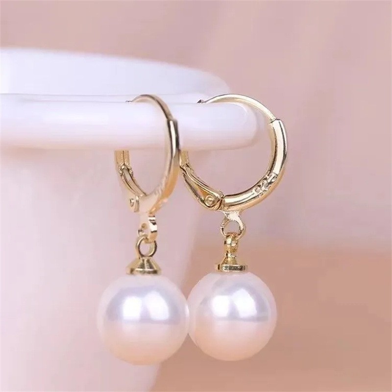 Geometric Round Clip on Earrings No Piercing Non Pierced Minimalist Ear Clips