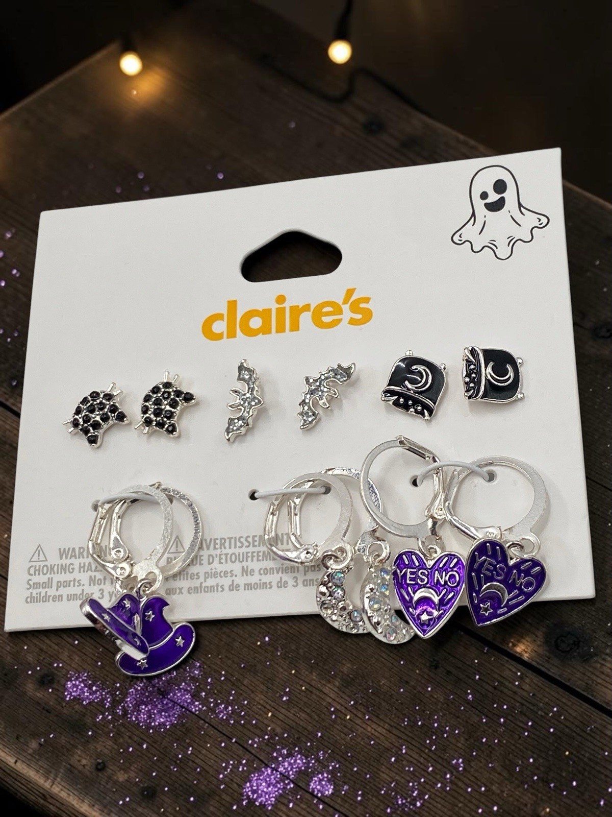 Lot Halloween Earrings Jewelry Lot Claire’s Ghost Pumpkin Spider Bat 40+ Pairs