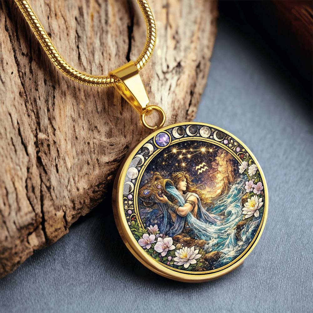 Personalized Zodiac Jewelry Gift, Astrology Sign Necklace, Horoscope Gift