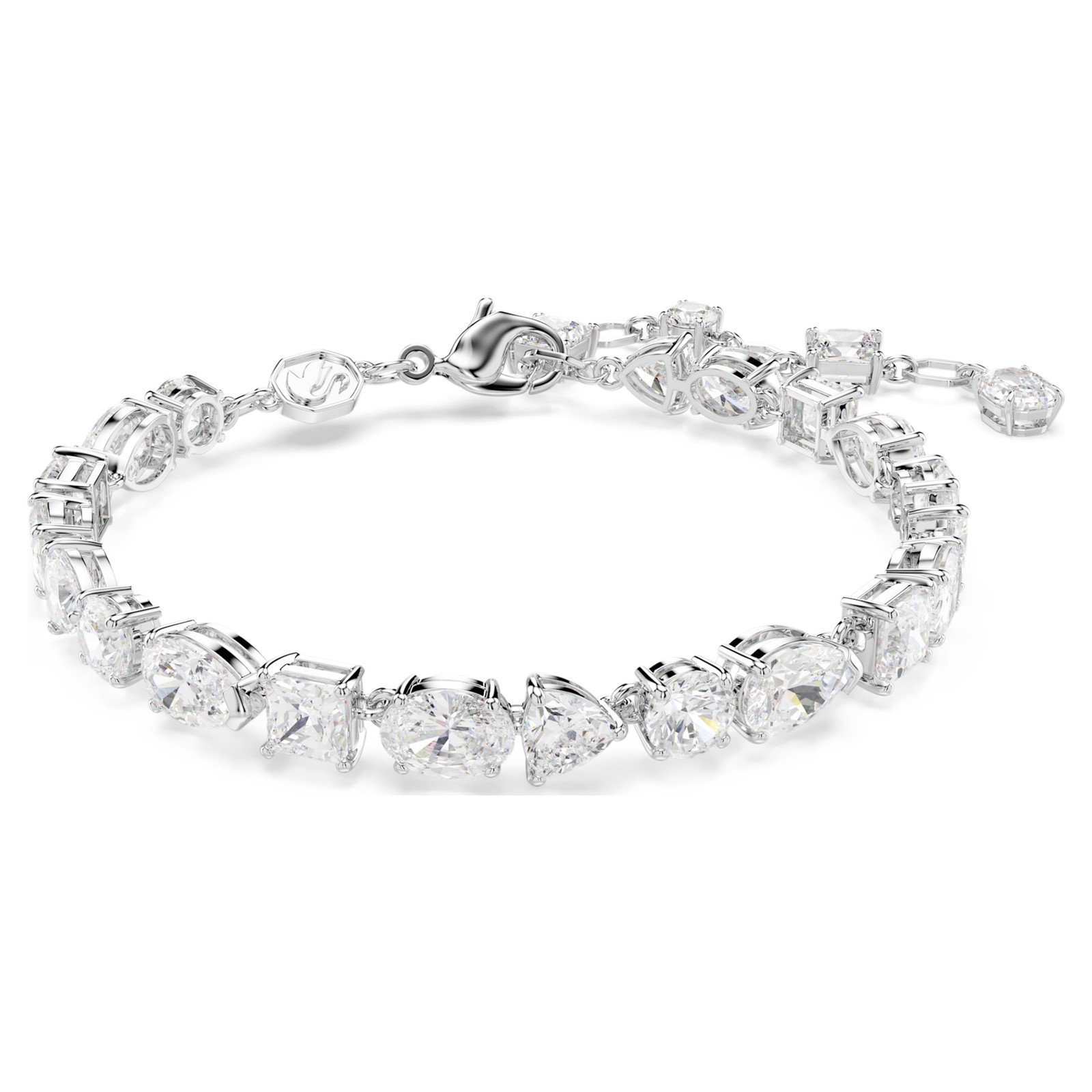 Swarovski Mesmera Bracelet, Mixed Cuts, White, Rhodium Plated 5731959