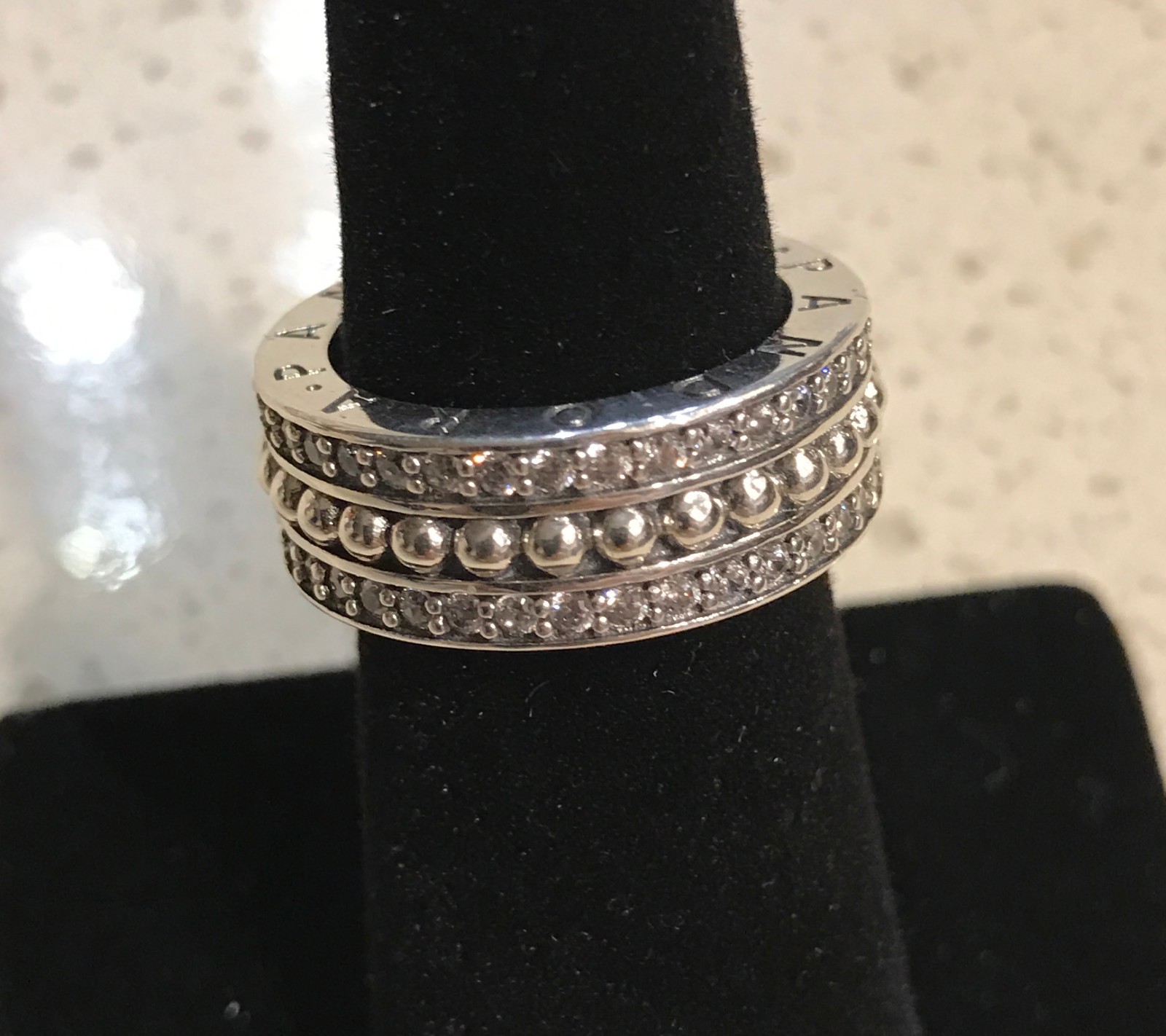 Pandora Forever Pandora Ring 190962CZ +FREE GIFT BOX & POLISHING CLOTH +Tag