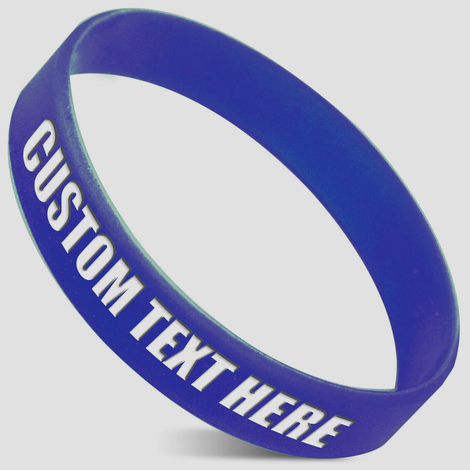 Custom Silicone Wristbands Personalize Engraved Rubber Bracelets Gifts Events