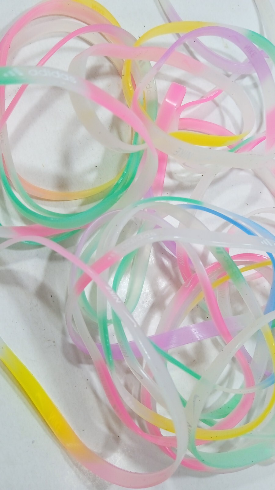 5 Wristbands Silicone Thin Bracelet Baller Bands Sports Band Kids Small Band