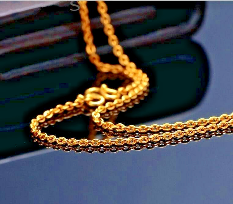 RETRO 1″ PEACE SIGN NO WAR SYMBOL LOVE Charm Pendant 18K GOLD FILL 22″ Necklace