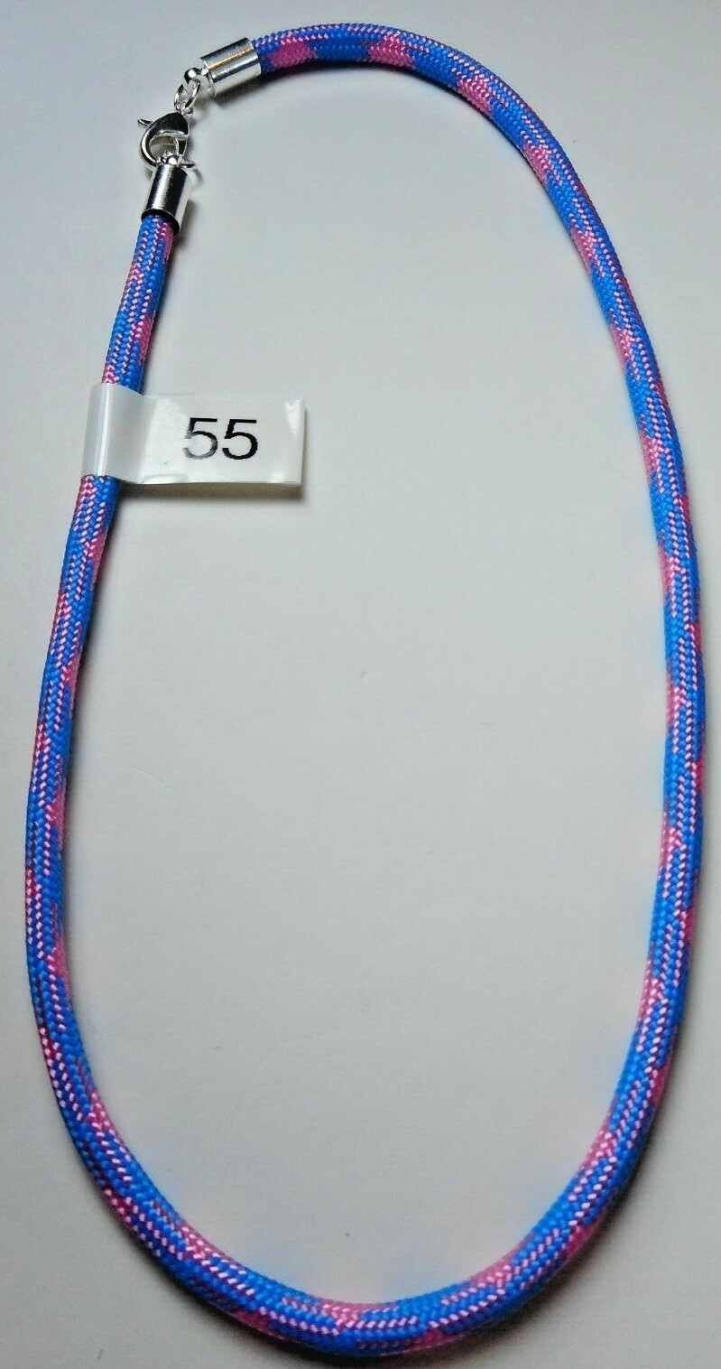 Braided Choker Necklaces Bracelets Anklets Silver Lobster Clasp Paracord 4mm USA