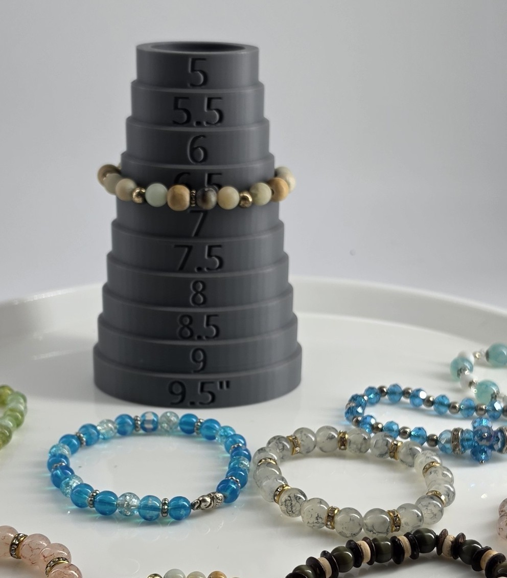 Lot 11 Stretch Bracelets Glass Stone Wood Seed Bead Mixed Colors Most Size 7