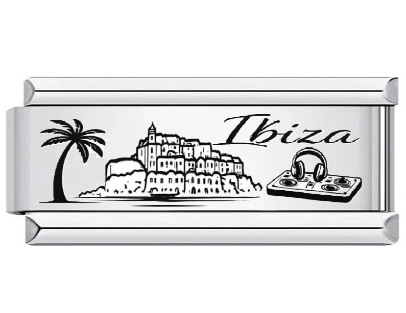 Ibiza Italian Charm Link 18mm Fits All Italian Charms Bracelet Holiday Europe