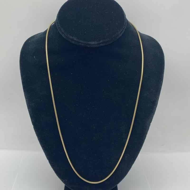 14K Gold Filled 1/20 Snake Chain Necklace 24″ 1.8mm 4.8g