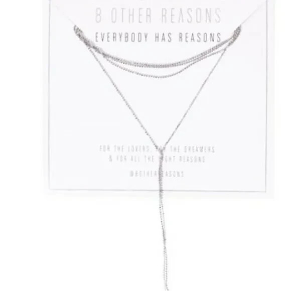 8 Other Reasons Nine Lives Choker in Rhodium – New