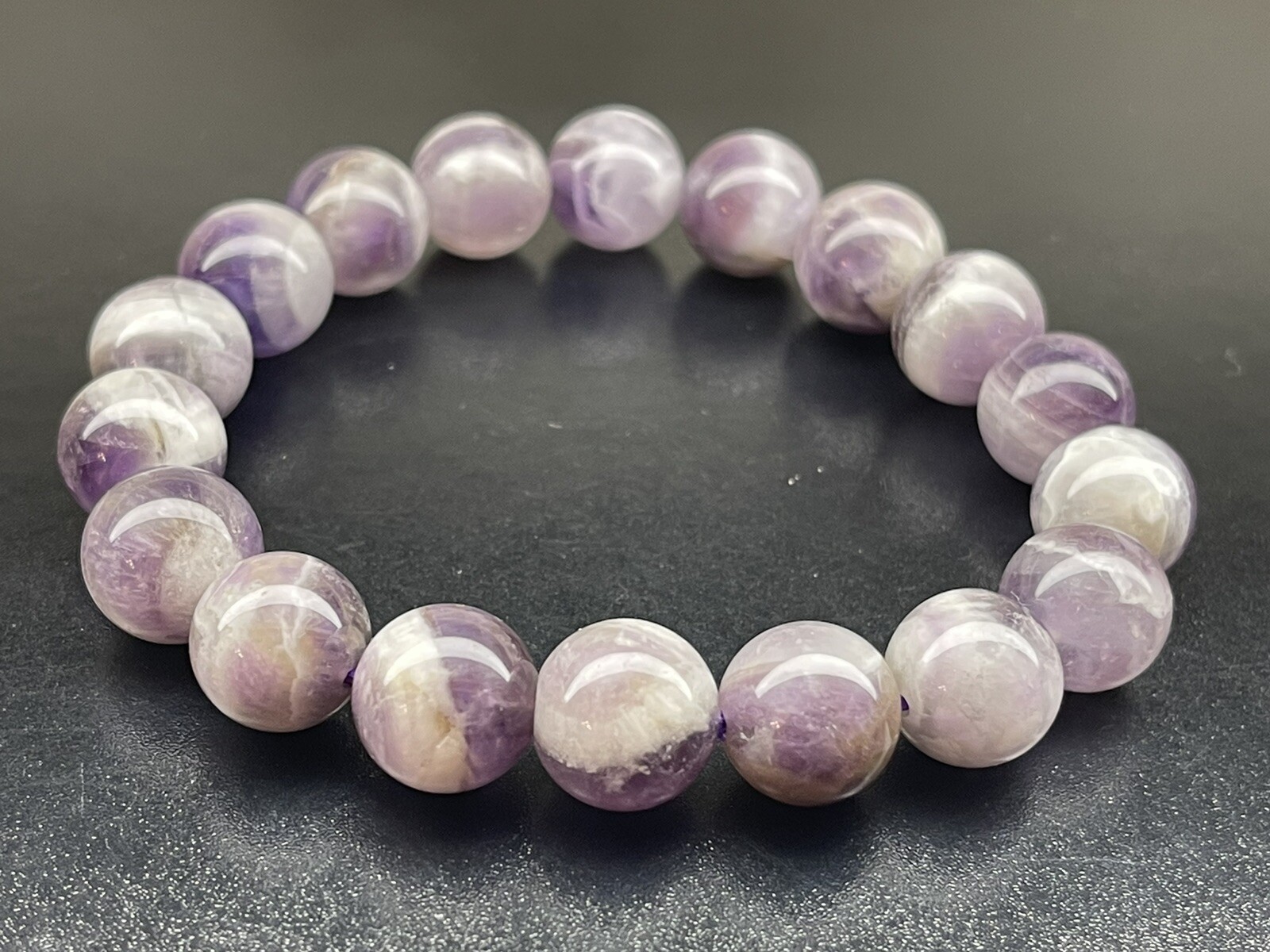 Fantasy Amethyst Beads Bracelet 11.3mm