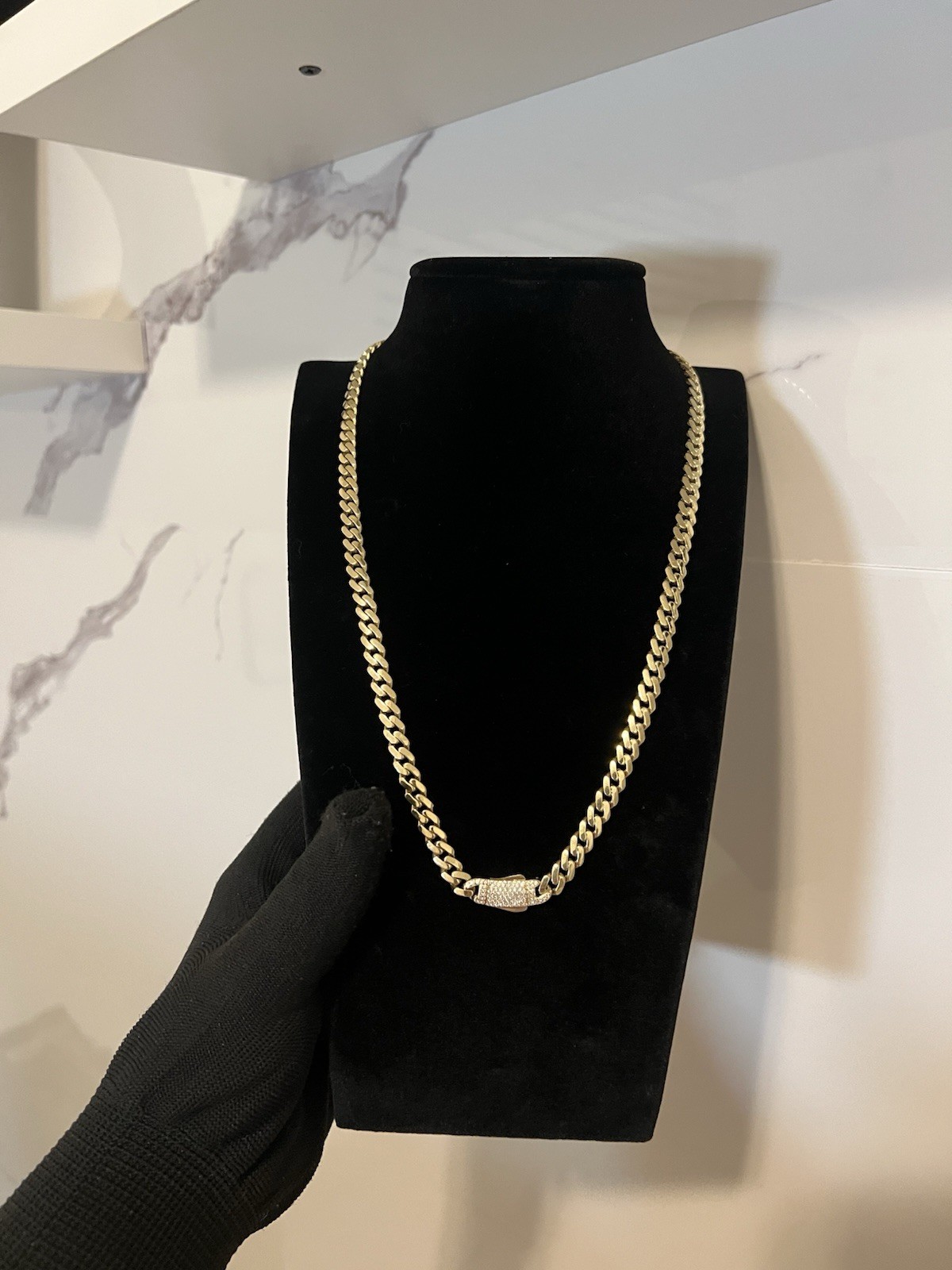 10K Yellow Gold Semi-Solid Monaco Chain 20” 5mm 11.7g Real Gold
