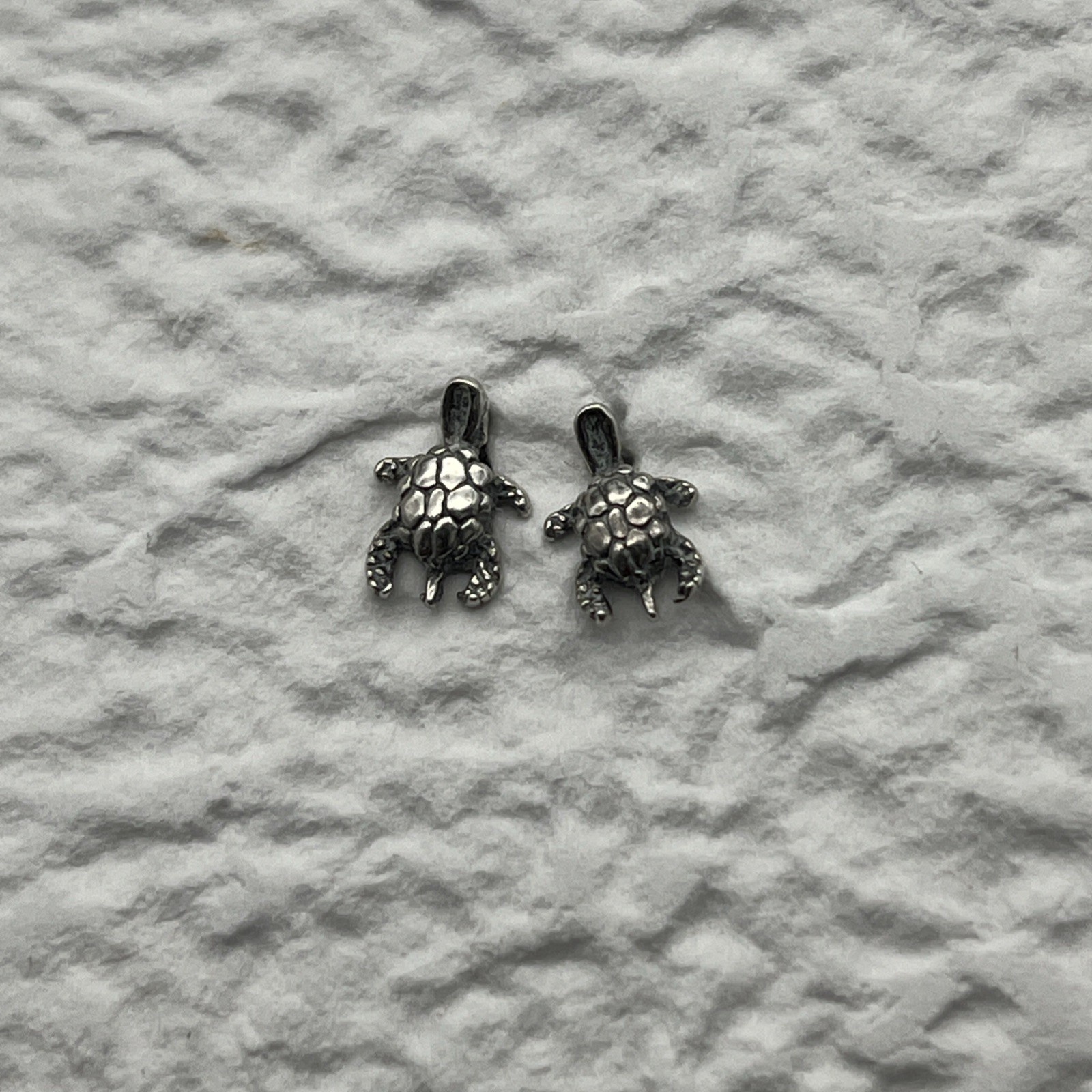 Tiny 925 Sterling Silver Turtle Stud Earrings, Small Studs, Stylish Gift For Her