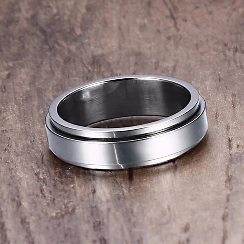 Titanium Wedding Ring Band Brushed Matt & Polished Mens Womens Court Shaped