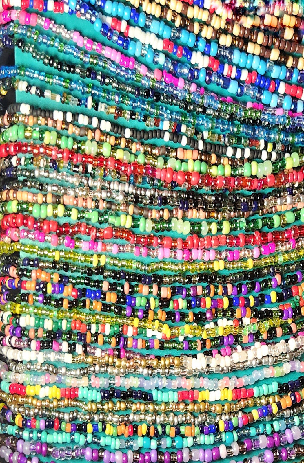 STRONG Delicate Seed Bead ankle wrist bracelet anklet 7-8-9-10-11″ HANDMADE USA