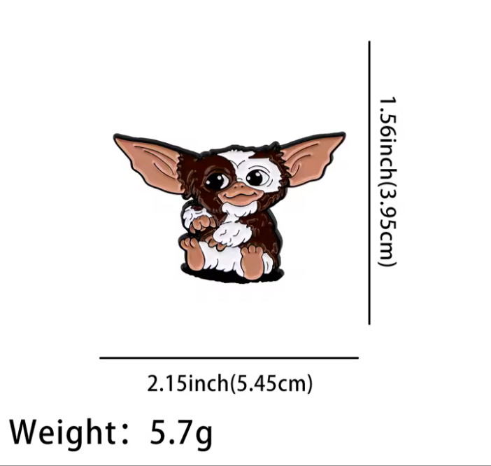 GIZMO ENAMEL/LAPEL PIN-UNBRANDED-COMBINED SHIPPING $4.99 ON ALL PINS-VISIT STORE