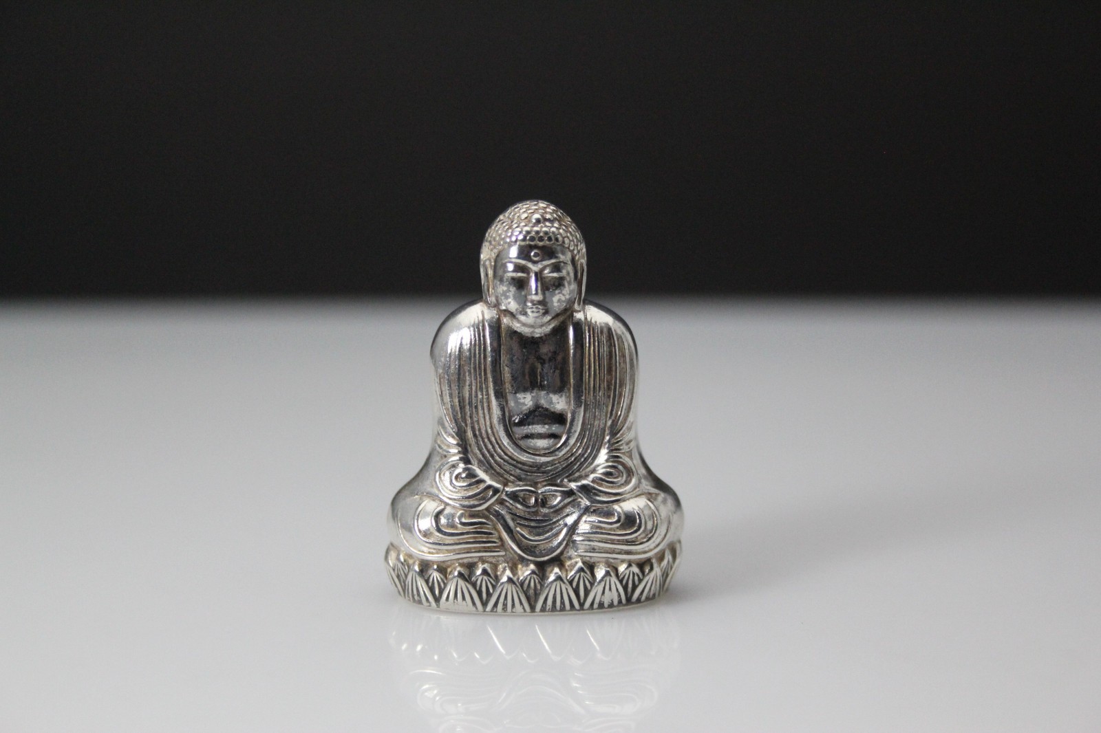 Vintage Sterling Silver 950 Buddha Salt/Pepper Shaker 10.3 Grams (PEN10360)