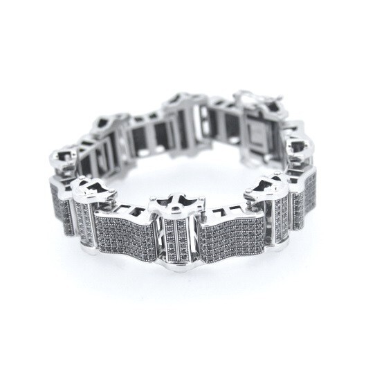 Stainless Steel 316 CZ Pave Bracelet No tarnish