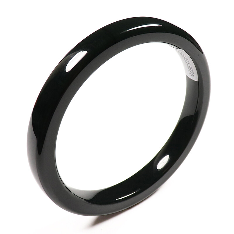 Certified A 100% Natural Black Green Nephrite Jade hetian jade Bangle Bracelet