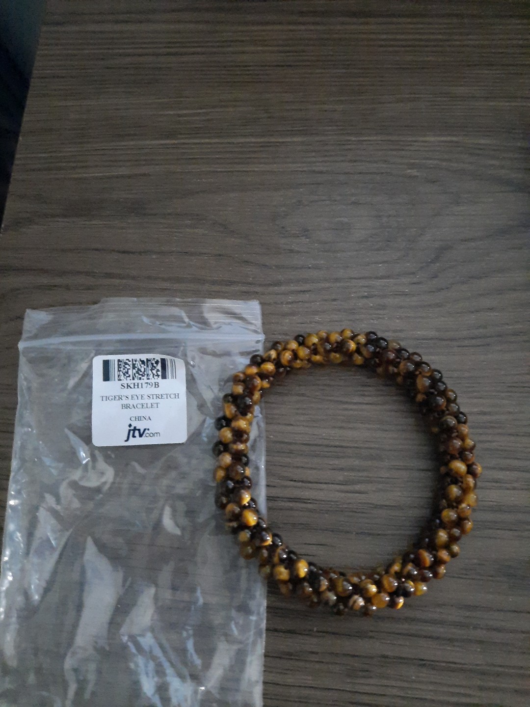 Brand New JTV#SKU179B: Tiger’s Eye Stretch Bracelet