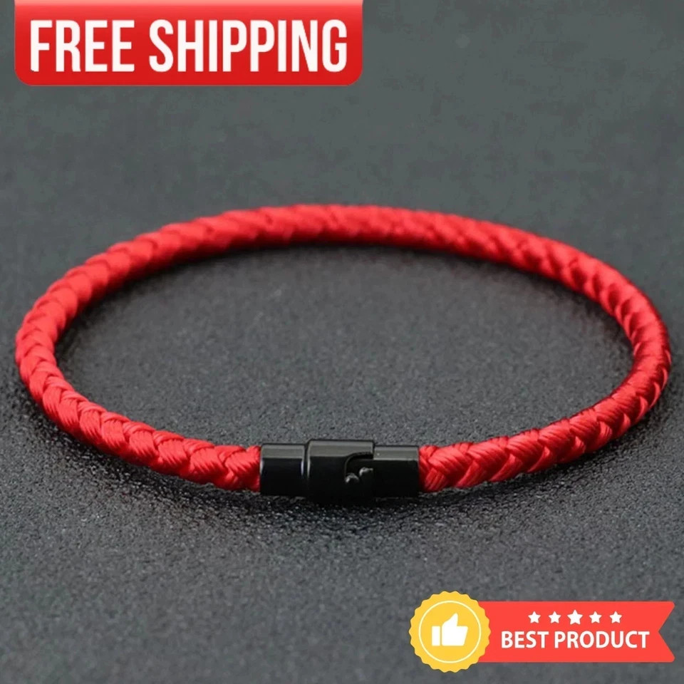 Braided Rope Bracelet Good Luck Fortune Couple Bracelet Cuff Bangle For Man Wome