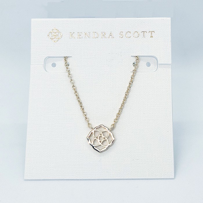 New with Tag Kendra Scott Decklyn Filigree Pendant Gold Necklace