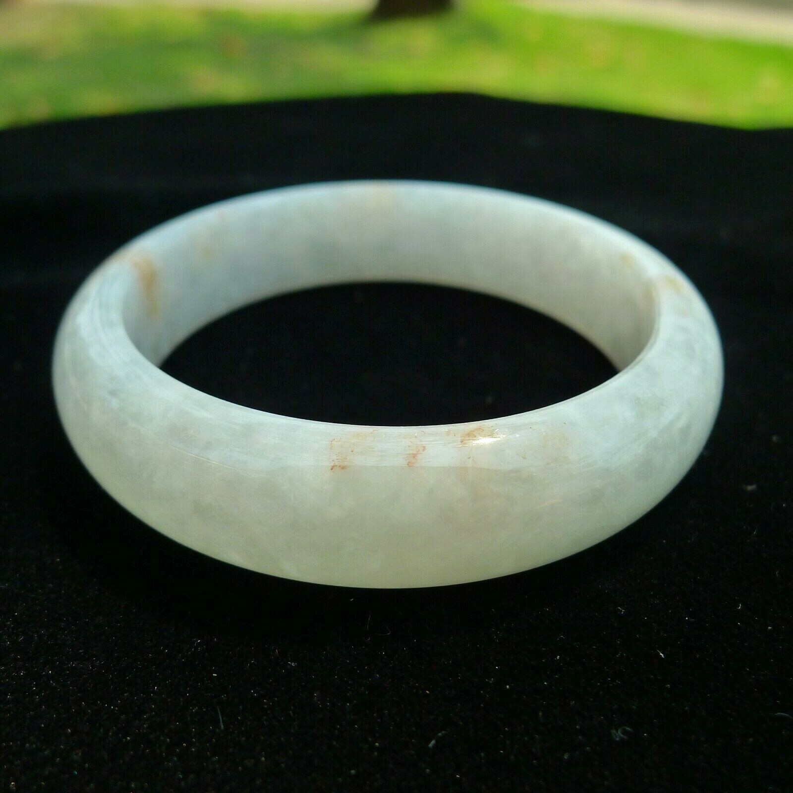 【JadeiteBird】53mm Certified 100% Natural Grade A Jadeite Jade Bangle Bracelet
