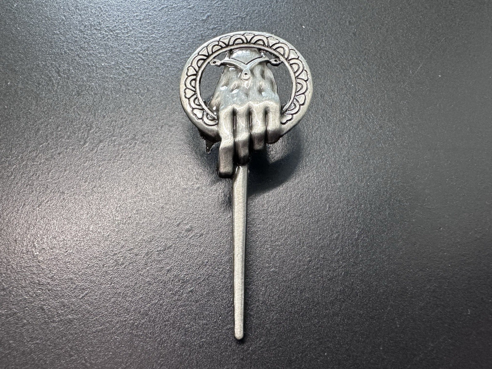 “Hand of the King” Metal Pin Badge Game of Thrones Silver Alloy Lapel Brooch 7cm