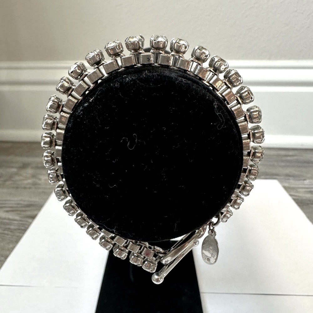 Ann Taylor Silver Crystal Bracelet
