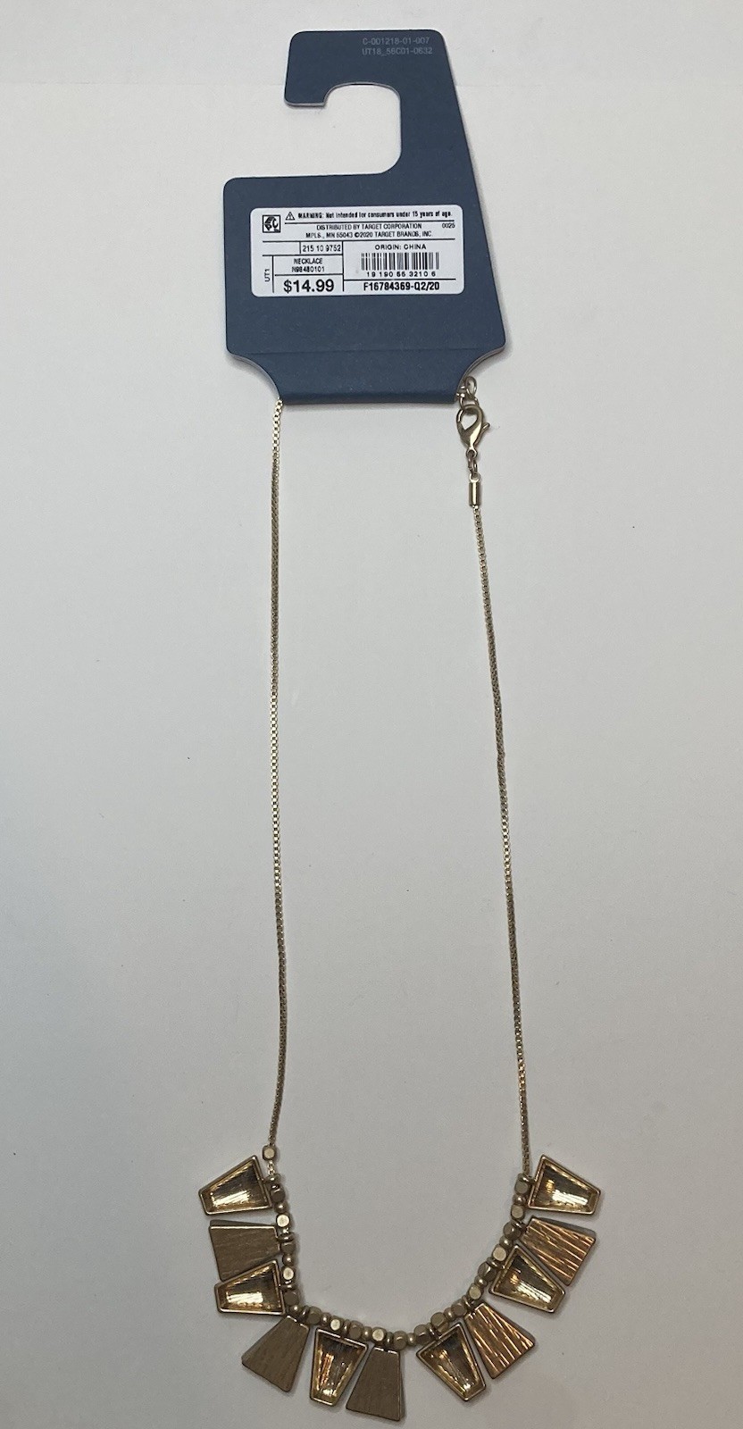 New UNIVERSAL THREAD Gold Tone Stone Accent Necklaces | Lot of 4