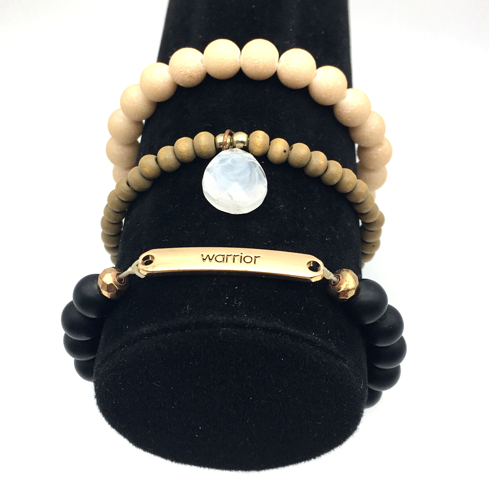 Lot of 10 Bracelets, Acrylic, Metal, Sugar, Wood, Glass Beads, $10 + Free Ship