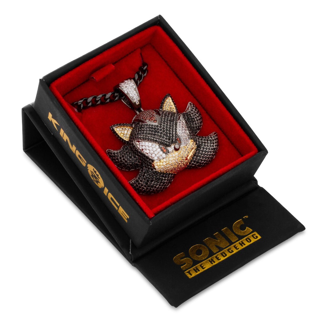 PlayStation Xbox Sonic the Hedgehog x King Ice – Shadow the Hedgehog Necklace