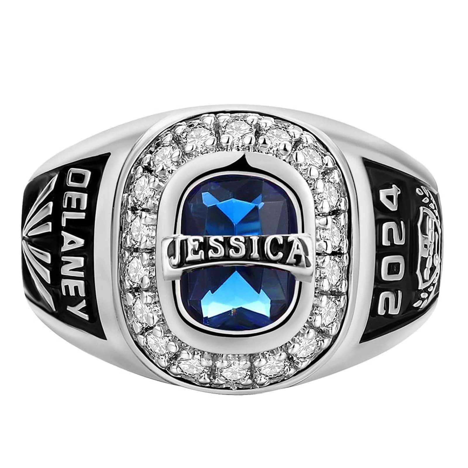 Men’s Custom College Class Ring Graduation Of All Any New Year Gifts 925 Silver