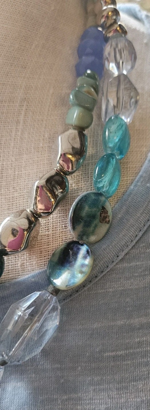 Two Strand Necklace All Kinds Of Fun Shapes ,fun