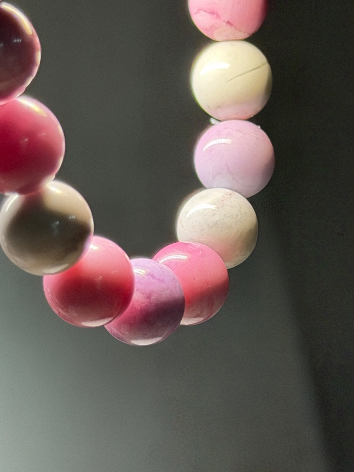 Sugilite Mica Round Bead Bracelet Natural Rare Sugilite Mixed Mica 11mm