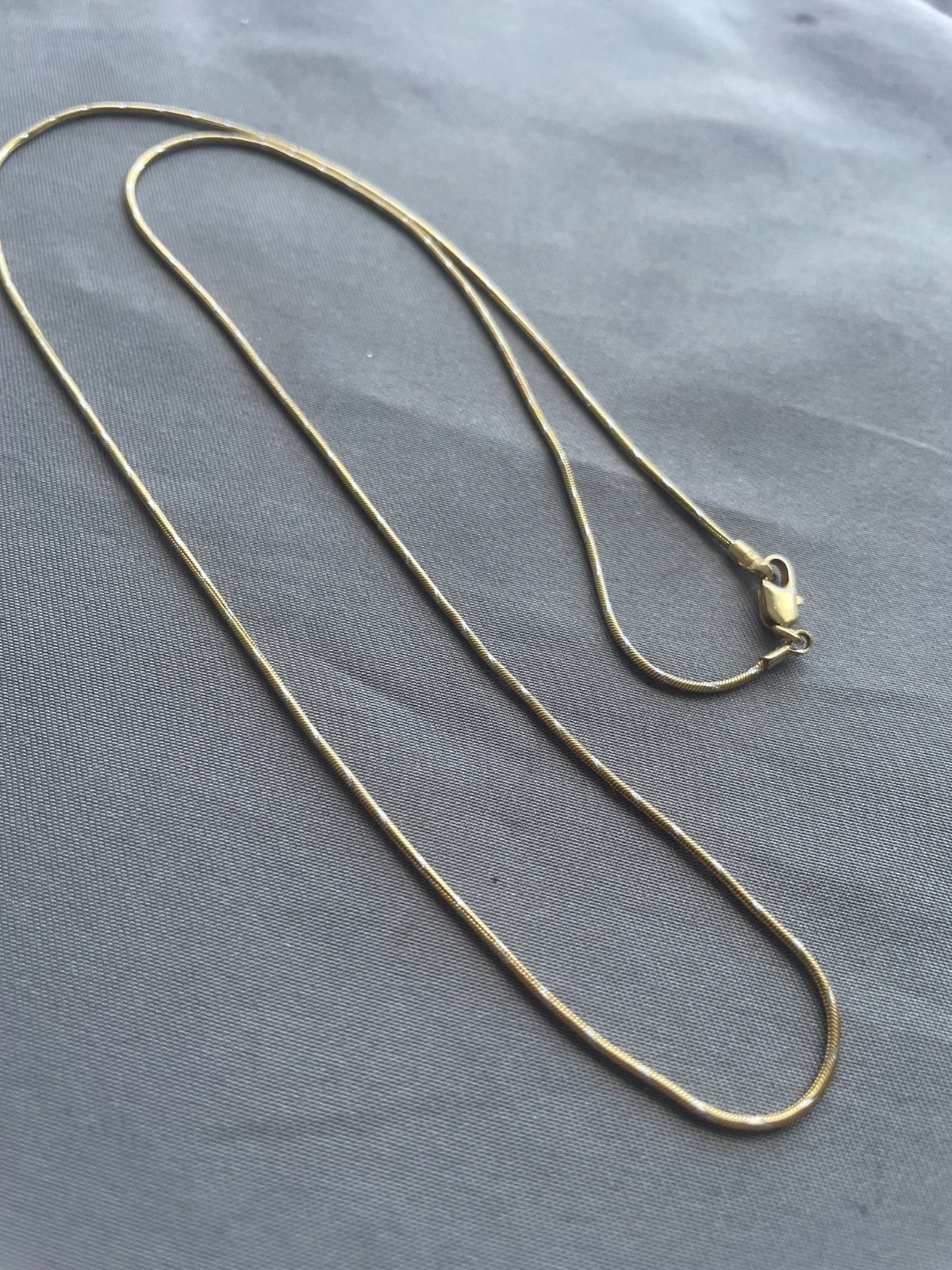 14K Yellow Gold Necklace Chain Genuine Solid Gold – Elegant Fine Jewelry 2.9 gr