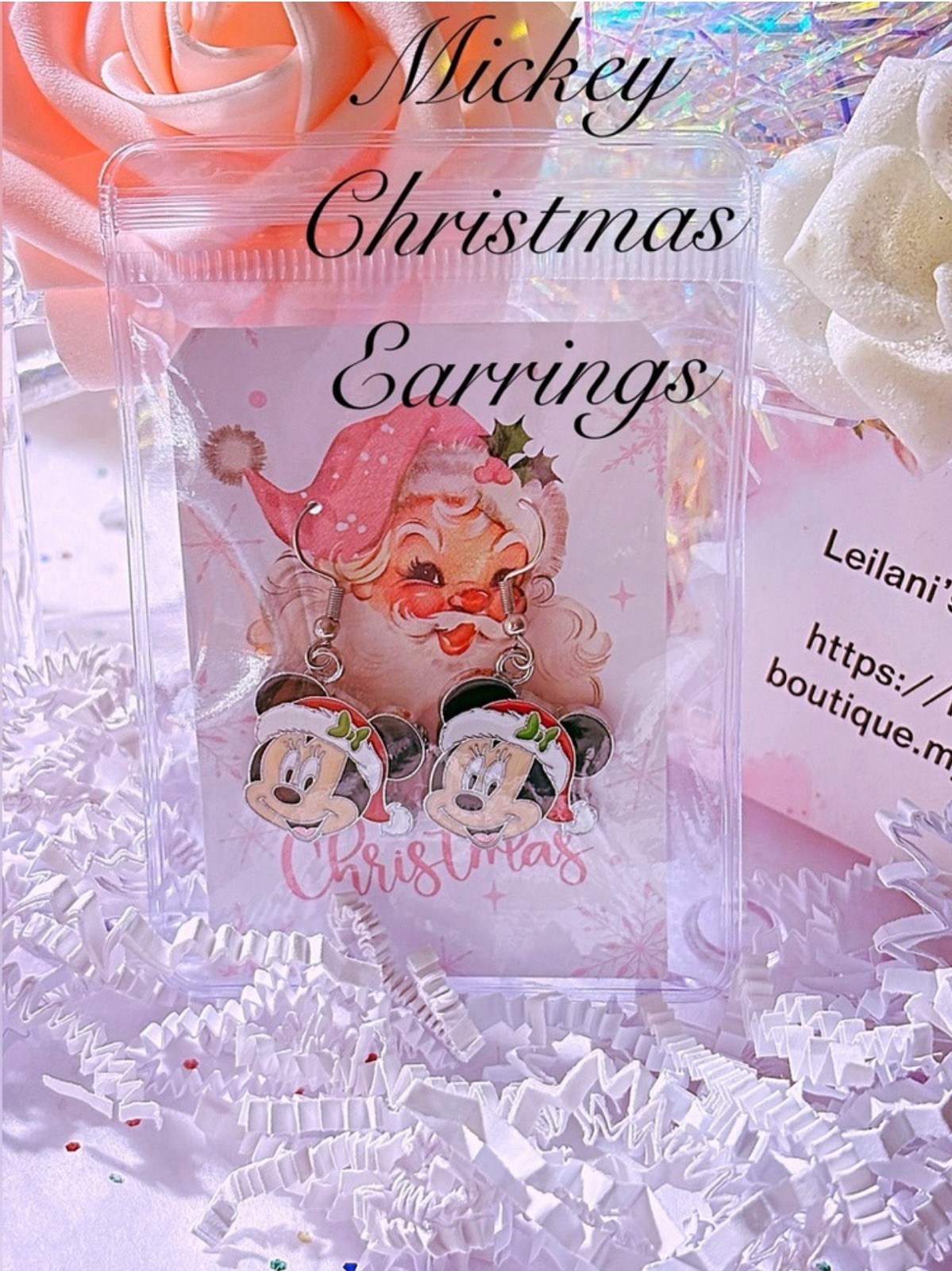 Mickey Christmas Earrings/gifts ideas/Christmas season/holiday season