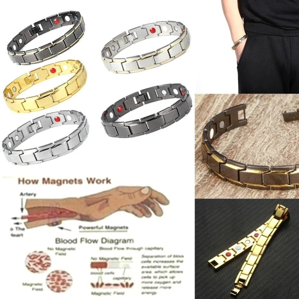 Magnetic Therapy Copper Bracelet for Men & Women Pain Relief Arthritis Jewelry