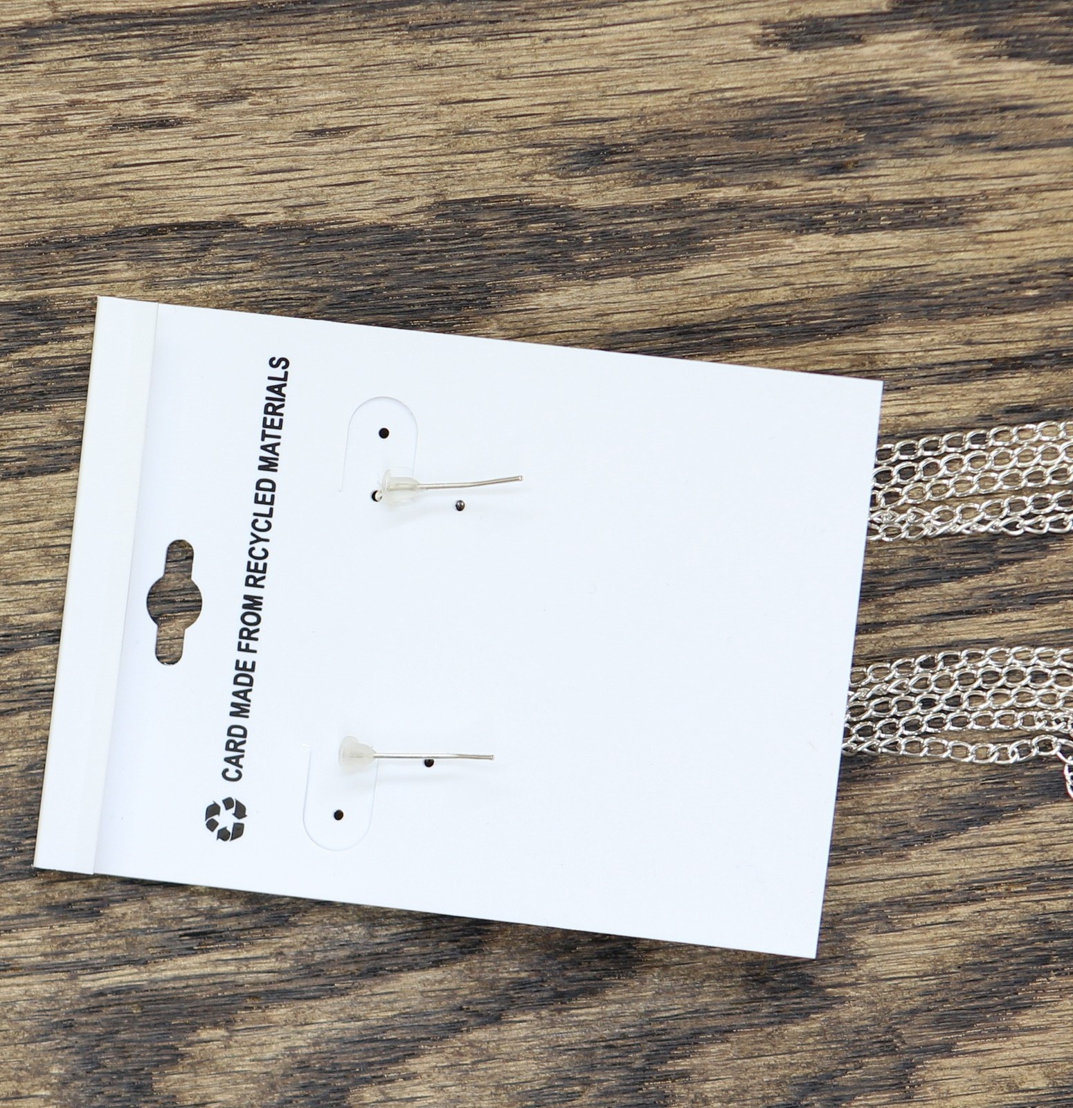 Beach Chic Embellished Beaded Long Chain Drop Earrings Silver Gray / Multi 6.5″