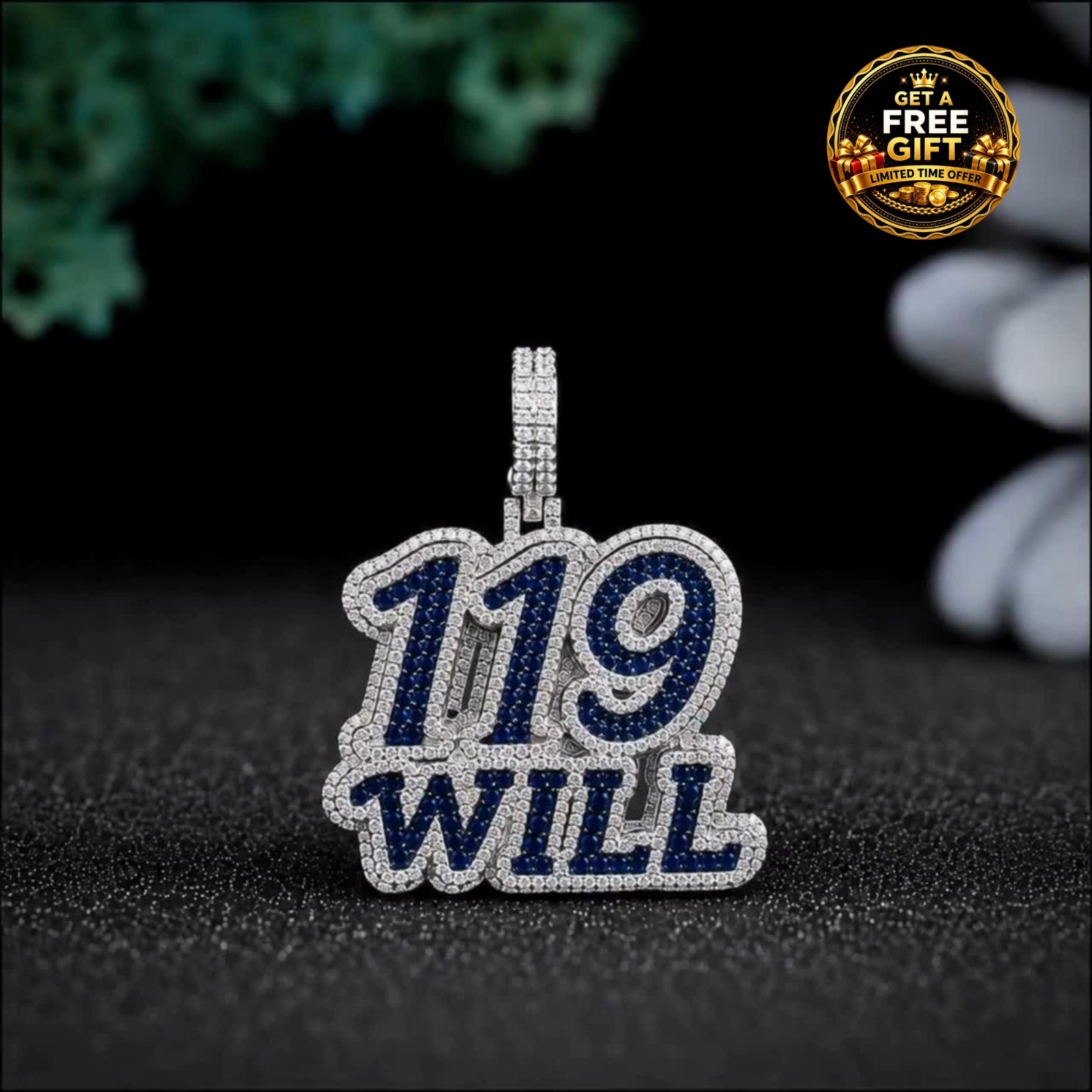 Custom Moissanite Cartoon Pendant 925 Sterling Silver Iced Out Hip Hop Jewelry