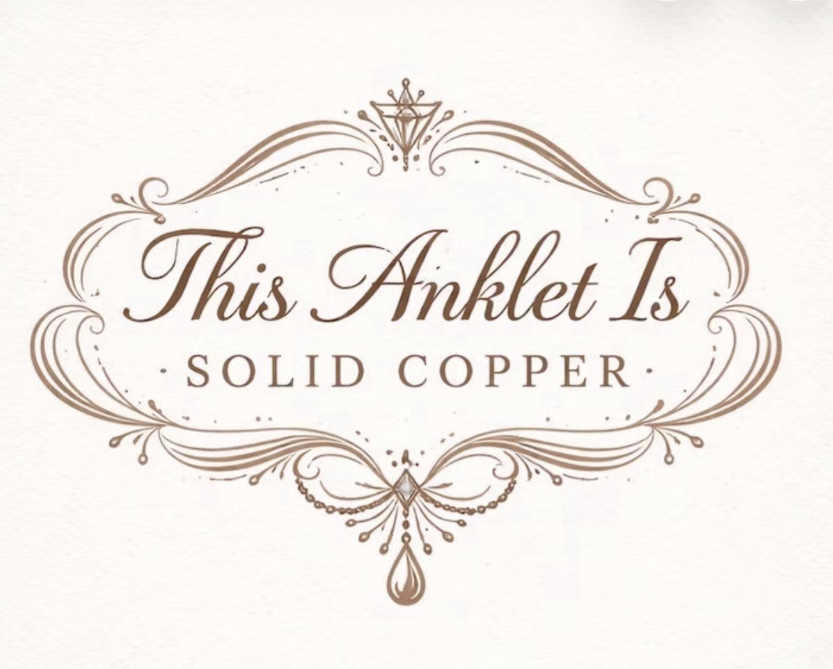 Solid Copper Anklet CA634G – 1/16 of an inch wide – Available in 8 to 11 inches